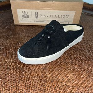 Spenco Black Bindie Leather Mule Women’s Size 9.5 NEW